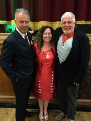 Paul, Una &amp; Rupert, Mayor-making 2017